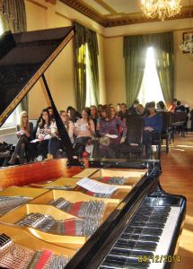 <b> 162nd Concert for the Youth 'How to Listen to Music?”</b> - District Office in Trzebnica” 4th Dec 2014. Photo by Anna Jellaczyc.